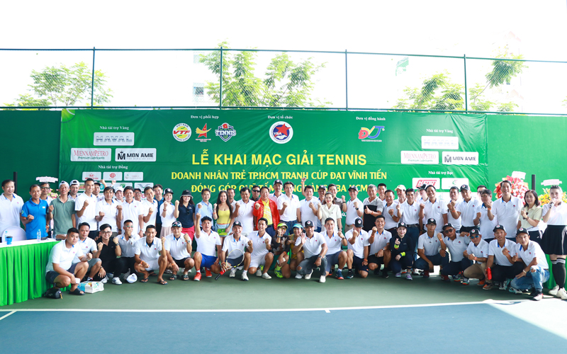 ĐẠT VĨNH TIẾN vinh hạnh là nhà tài trợ chính đồng hành cùng Giải Tennis Doanh Nhân Trẻ TP.HCM 2023