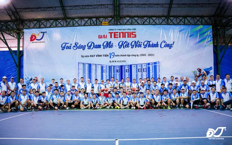 Giải Tennis “Tỏa sáng đam mê - Kết nối thành công” ĐẠT VĨNH TIẾN 2024