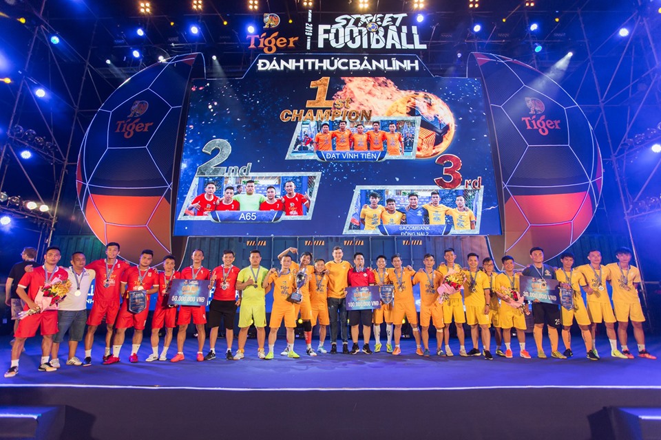 Dat Vinh Tien crowned champions of Tiger Street Football 2019