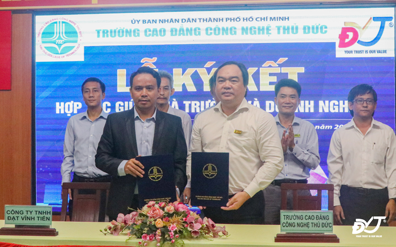 ĐẠT VĨNH TIẾN tài trợ phòng thực hành trên 1 tỷ đồng cho Trường Cao đẳng Công nghệ Thủ Đức